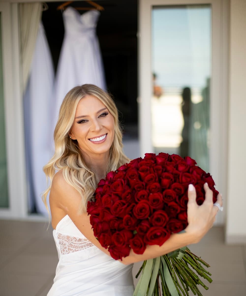 Noiva com produção completa